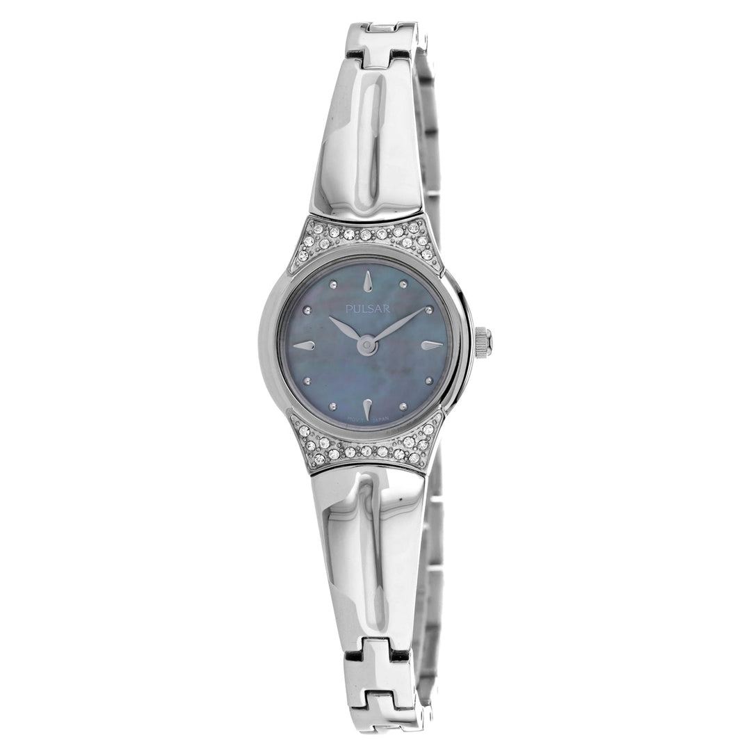 Pulsar Womens Classic Mother of Pearl Dial Stainless Steel Watch PTA381 Image 1