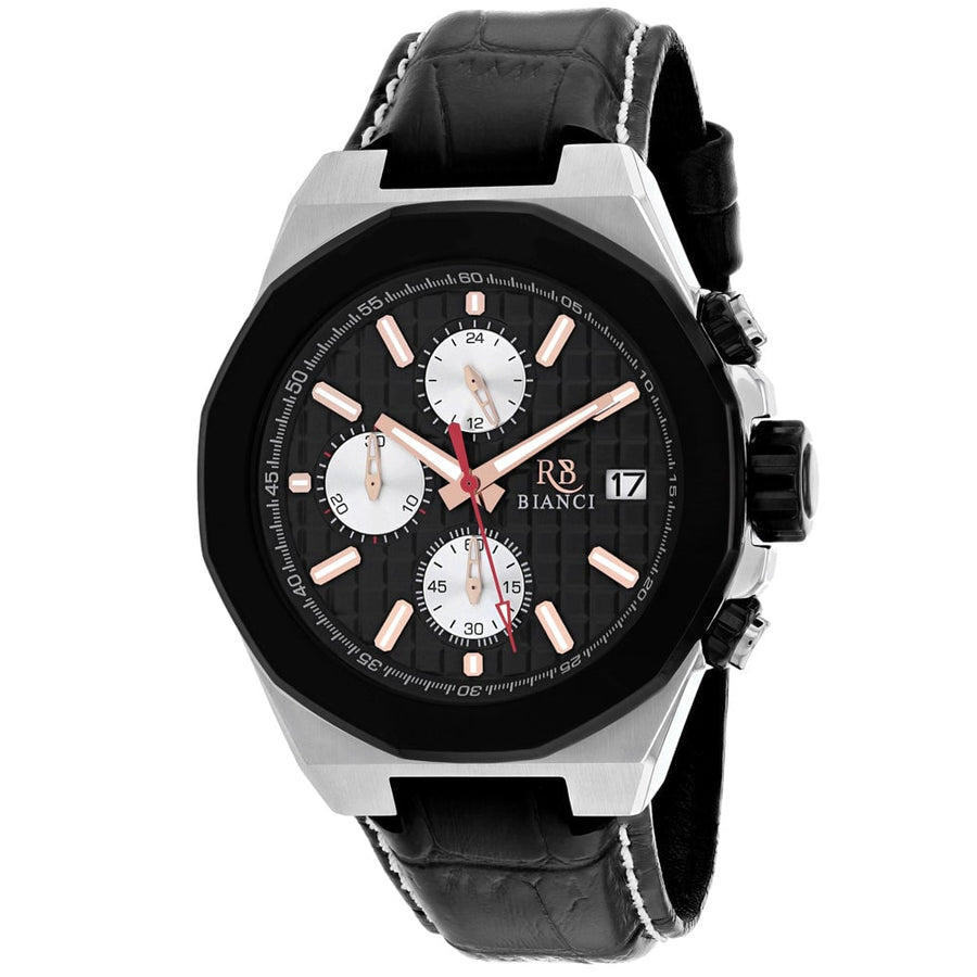 Roberto Bianci Mens Fratelli Black Dial Watch - RB0131 Image 1