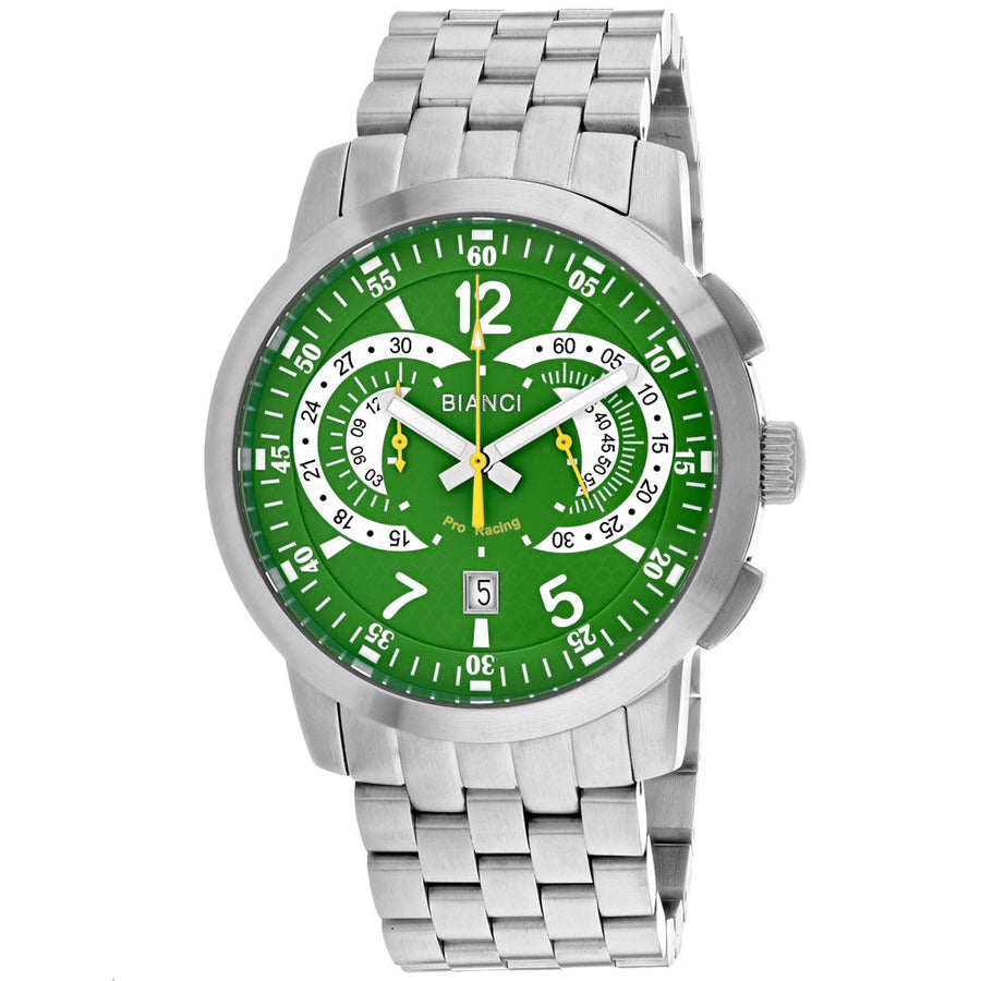 Roberto Bianci Lombardo Green Dial Watch Stainless Steel RB70961 Water Resistant Image 1