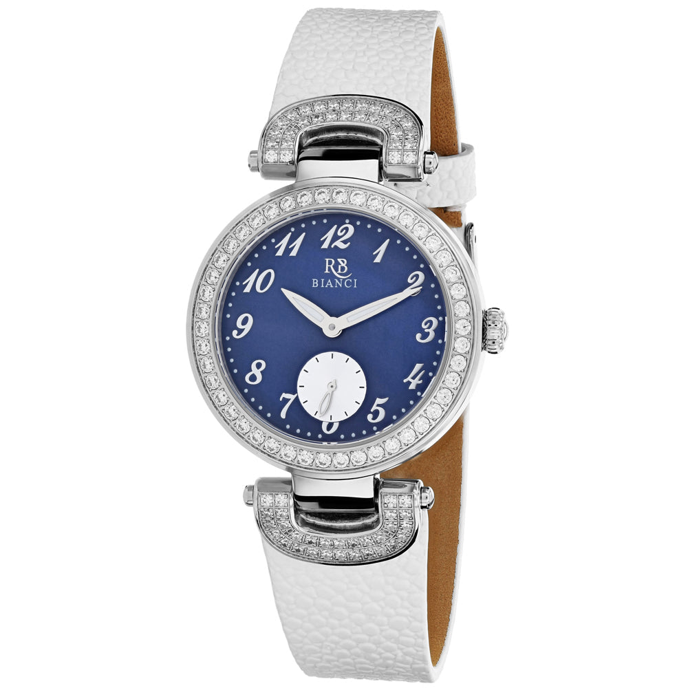 Roberto Bianci Alessandra Blue Mother of Pearl Dial Watch RB0614 Stainless Steel Image 1