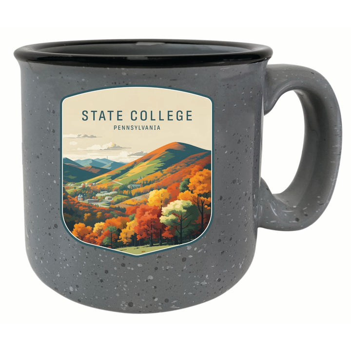 State College Pennsylvania Autumn Mountains Design Souvenir 16 oz Ceramic camping mug Image 1