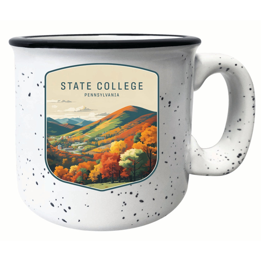 State College Pennsylvania Autumn Mountains Design Souvenir 16 oz Ceramic camping mug Image 2