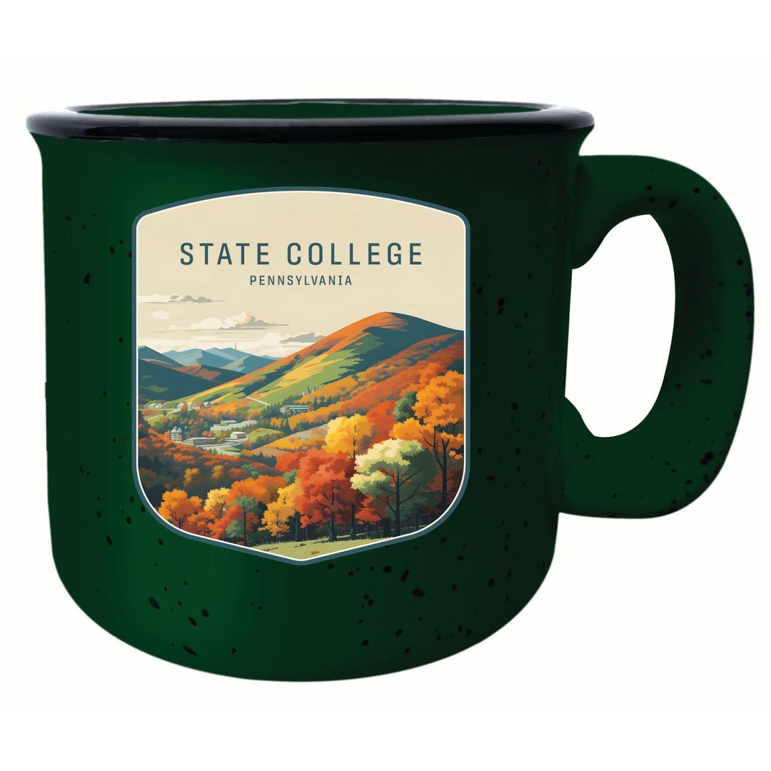 State College Pennsylvania Autumn Mountains Design Souvenir 16 oz Ceramic camping mug Image 1