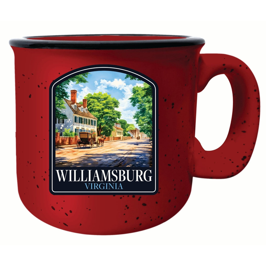 Williamsburg Virginia Colonial Street Design Souvenir 16 oz Ceramic camping mug Image 3