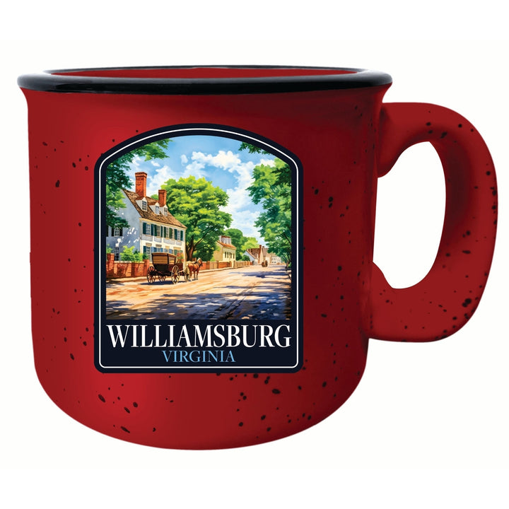 Williamsburg Virginia Colonial Street Design Souvenir 16 oz Ceramic camping mug Image 3