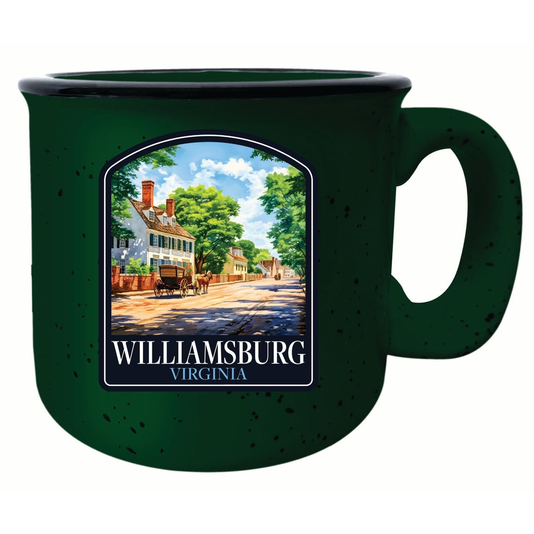 Williamsburg Virginia Colonial Street Design Souvenir 16 oz Ceramic camping mug Image 4