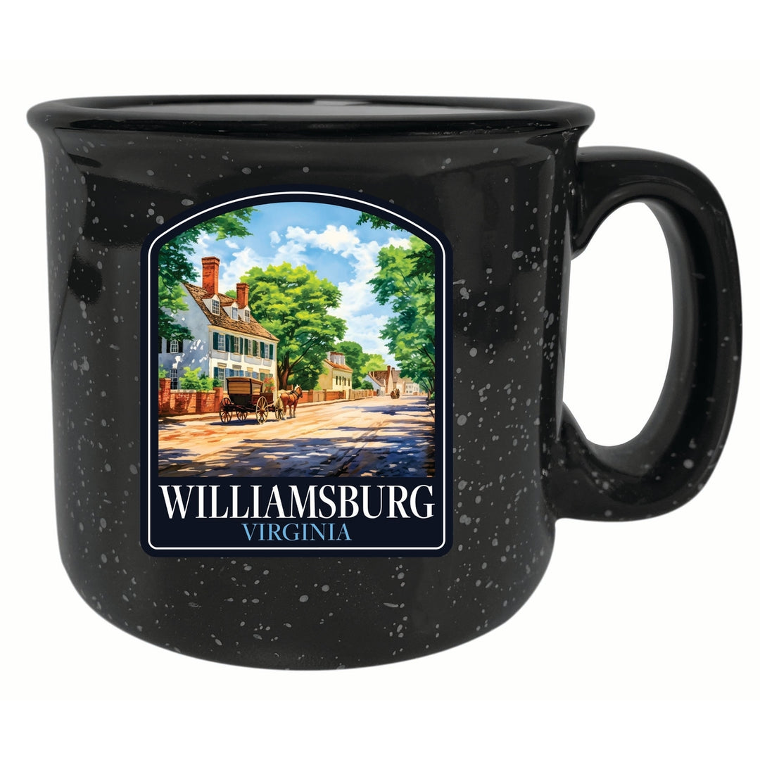 Williamsburg Virginia Colonial Street Design Souvenir 16 oz Ceramic camping mug Image 6