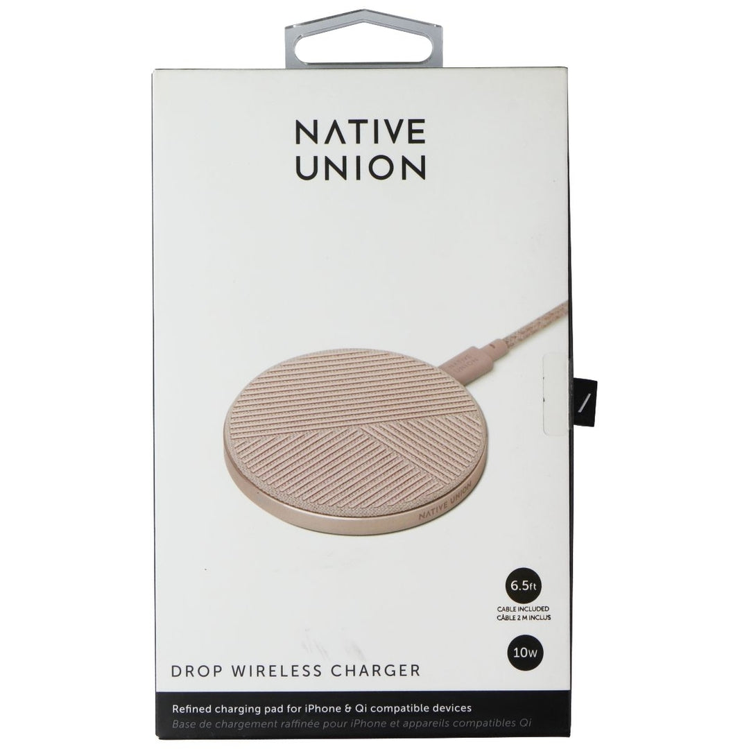 Native Union (10W) Drop Wireless Charging Pad - Rose Image 1