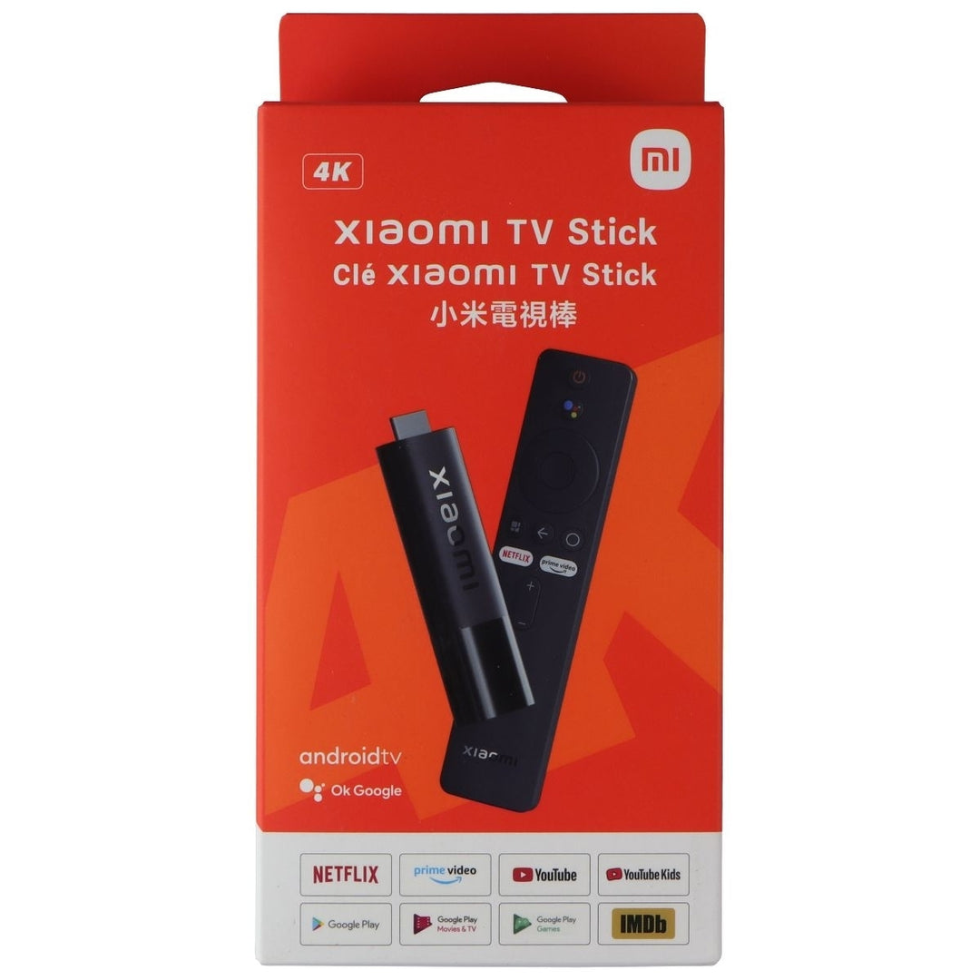 Xiaomi Mi TV Stick 4K Ultra HD Streaming Device - Black Image 1