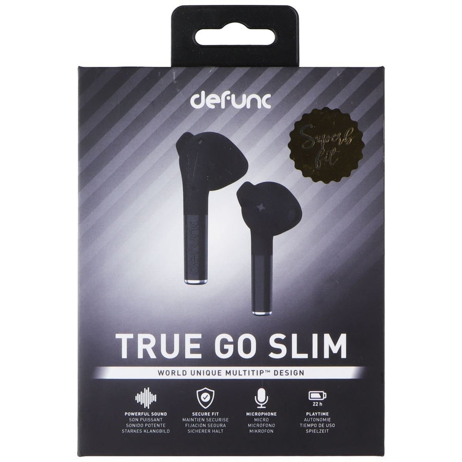 Defunc True Go Slim Wireless Bluetooth Earbud Headphones - Black (D4211) Image 1