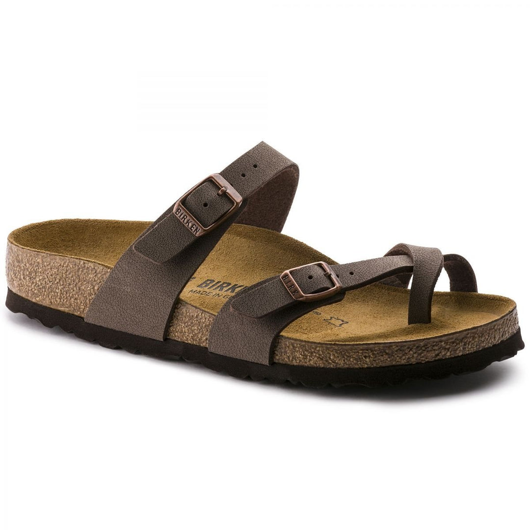 BIRKENSTOCK Mayari Mocha Sandals Womens Size 40-M Birkibuc Regular Width 0071061 Image 1