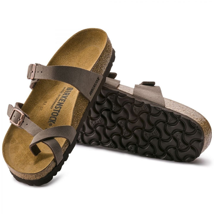 BIRKENSTOCK Mayari Mocha Sandals Womens Size 40-M Birkibuc Regular Width 0071061 Image 2