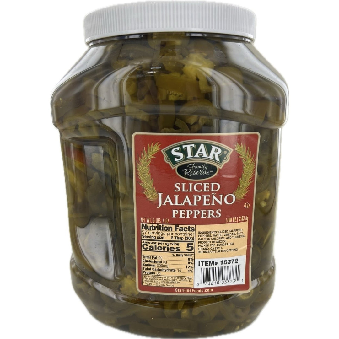 Star Sliced Jalapenos Nacho Rings100 Ounce Image 1