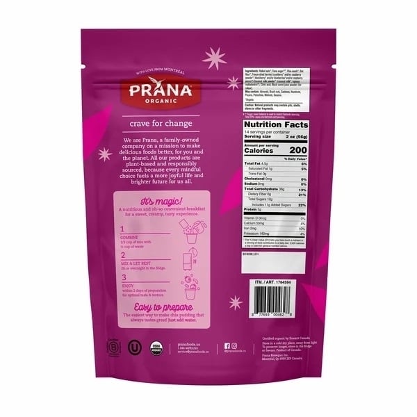 Prana Organic Overnight Chia Berry Fairy (28 Ounce) Image 4