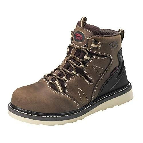 FSI Nautilus Avenger Mens 6-Inch Brown Soft Toe Waterproof Work Boots A7606 Image 2