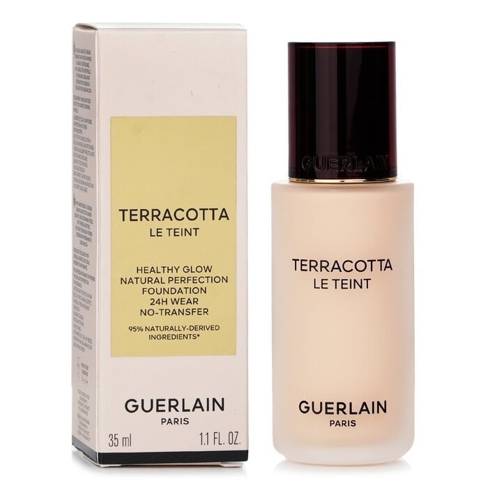 Guerlain - Terracotta Le Teint Healthy Glow Natural Perfection Foundation 24H Wear No Transfer - 0C Cool(35ml/1.1oz) Image 1