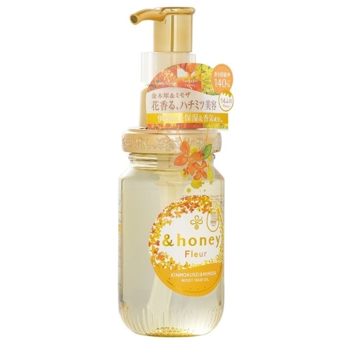 andhoney - Fleur Kinmokusei and Mimosa Moist Hair Oil(100ml) Image 2