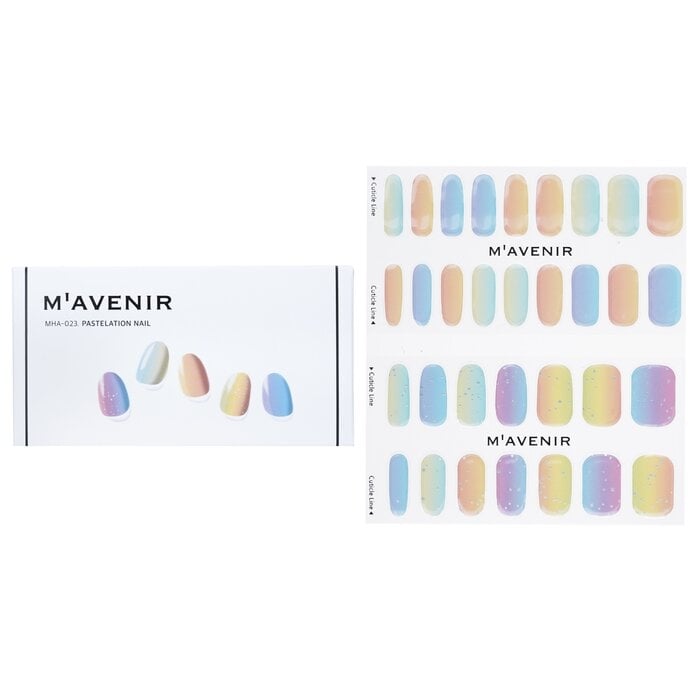 Mavenir - Nail Sticker (Assorted Colour) - Pastelation Nail(32pcs) Image 1