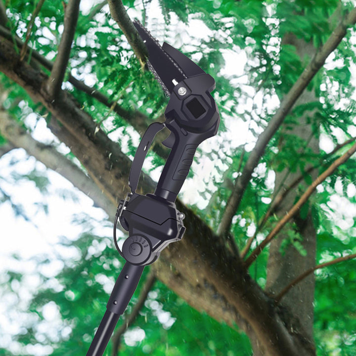 1 Set High Branch Saw Rechargeable High Power Motor Detachable Telescopic Pole Tree Pruning Portable Cordless Electric Image 3