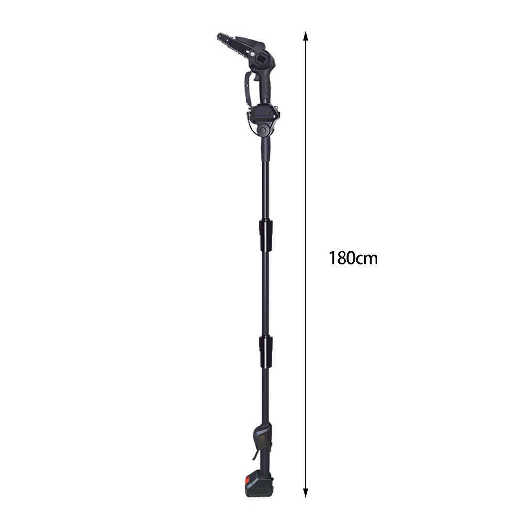 1 Set High Branch Saw Rechargeable High Power Motor Detachable Telescopic Pole Tree Pruning Portable Cordless Electric Image 6