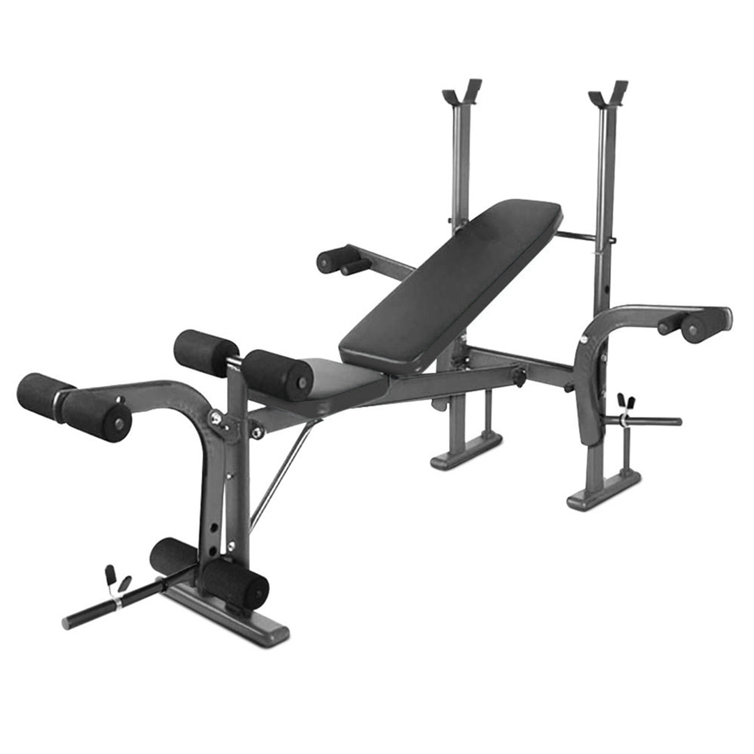 Standard Weight Bench Bench Press Set with Preacher Curl Pad and Leg Developer Weight Lifting Equipment for Home Gym Image 4