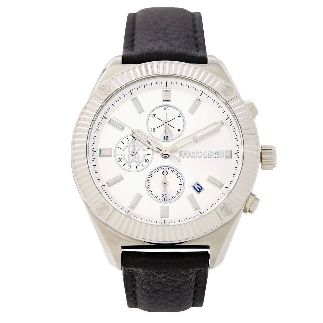 Roberto Cavalli Mens Classic Silver Dial Watch - RC5G011L0015 Image 1