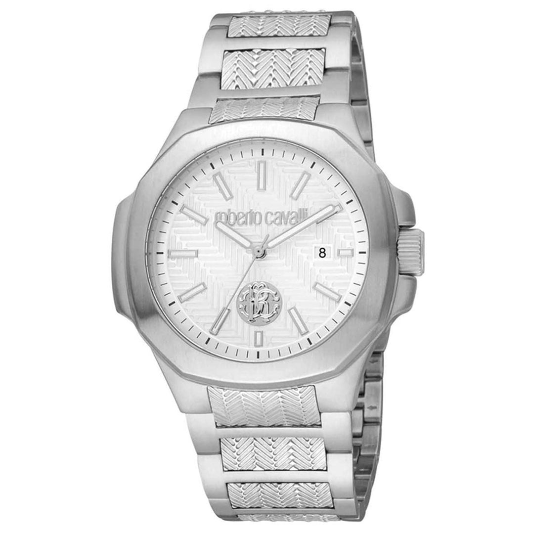 Roberto Cavalli Mens Silver Dial Watch RC5G050M0045 Stainless Steel Bracelet Image 1