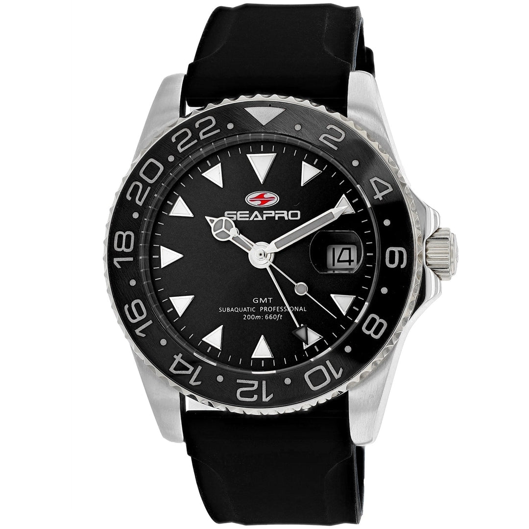 Seapro Mens Black Dial Watch - SP0121 Image 1