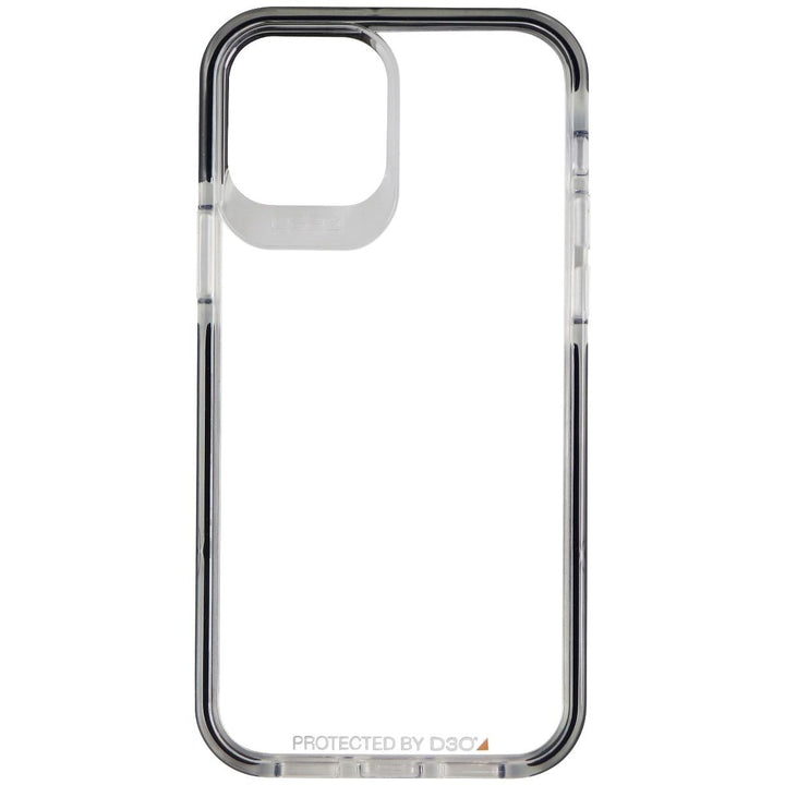 Gear4 Piccadilly Series Hard Case for iPhone 12 Pro and iPhone 12 - Clear/Black Image 2