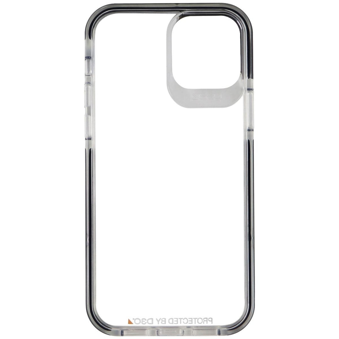 Gear4 Piccadilly Series Hard Case for iPhone 12 Pro and iPhone 12 - Clear/Black Image 3