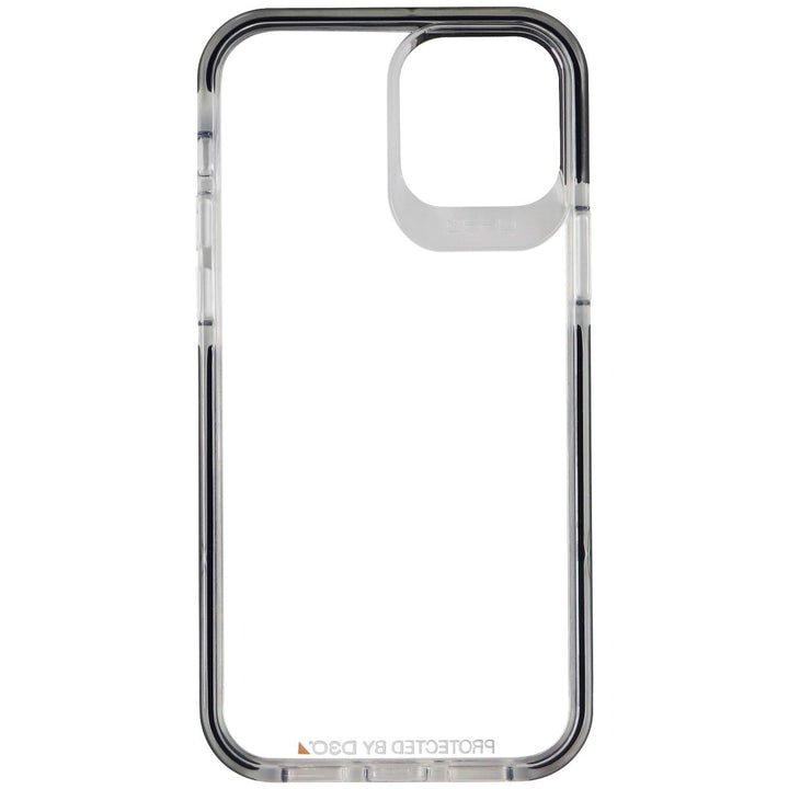 Gear4 Piccadilly Series Hard Case for iPhone 12 Pro and iPhone 12 - Clear/Black Image 3