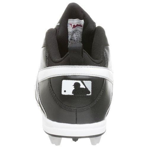 Reebok Vero FL MR9 Mid II Baseball Shoe Black White Mens Cleats Size Available Image 3