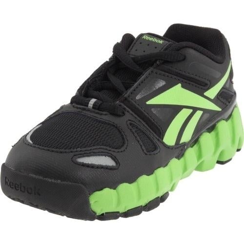 Reebok Mini ZigDynamic Toddler Running Shoes Black Sushi Green Silver Size 8 Image 1