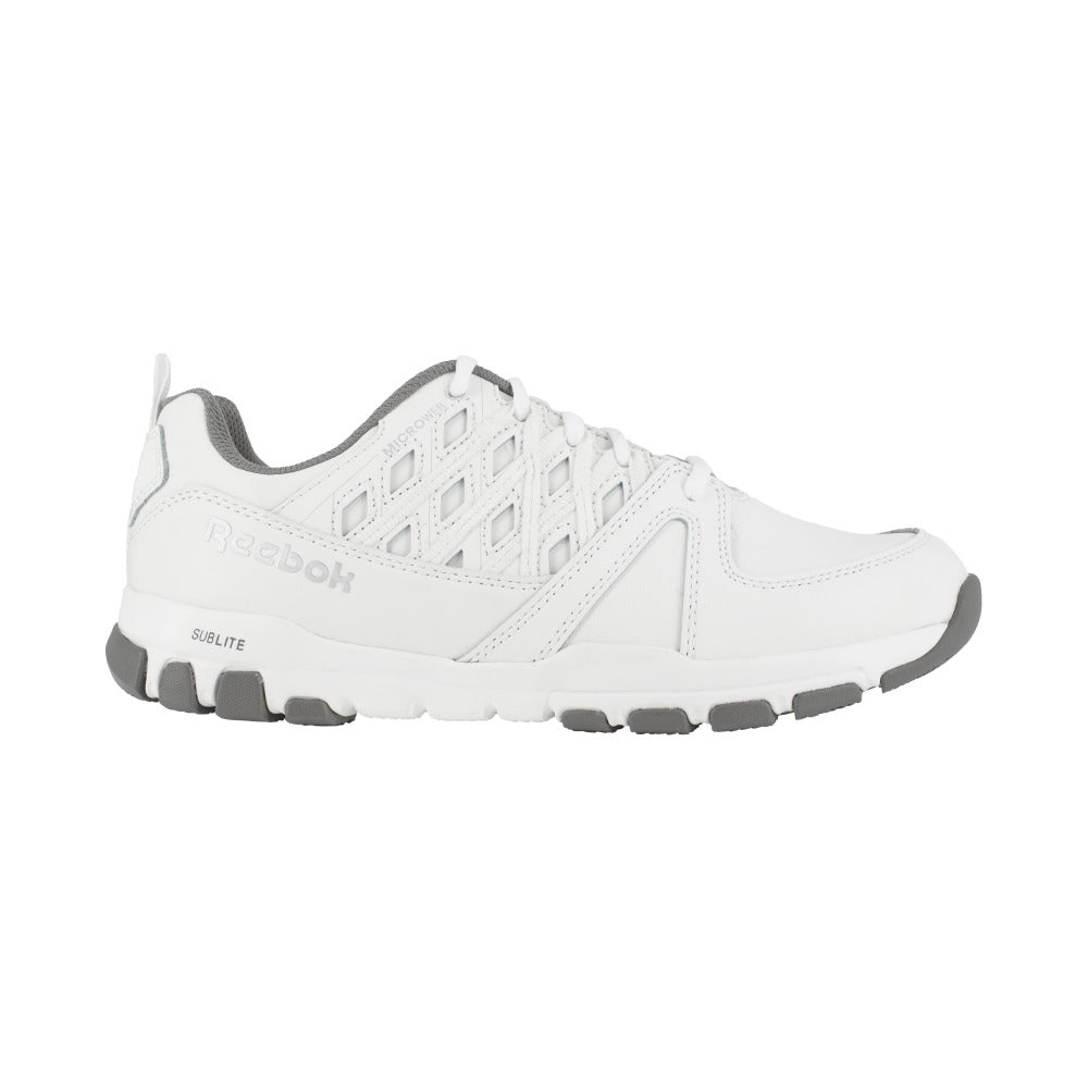 Reebok Work Sublite Soft Toe Athletic Work Shoe White RB4442 Mens Size Available Image 2