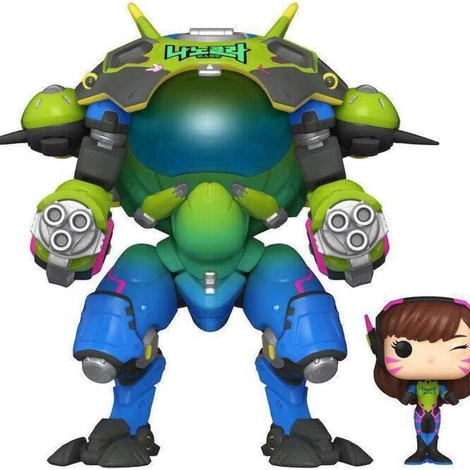 Funko Overwatch D.Va Meka Super Sized 6" Nano Cola Pop Figure Collectible Image 3