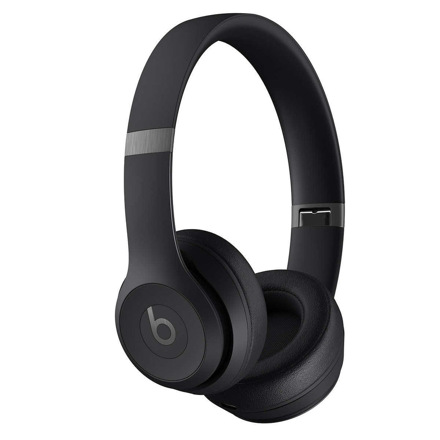 Beats Solo 4 Wireless On-Ear Headphones with AppleCare+ Included Matte Black Image 1