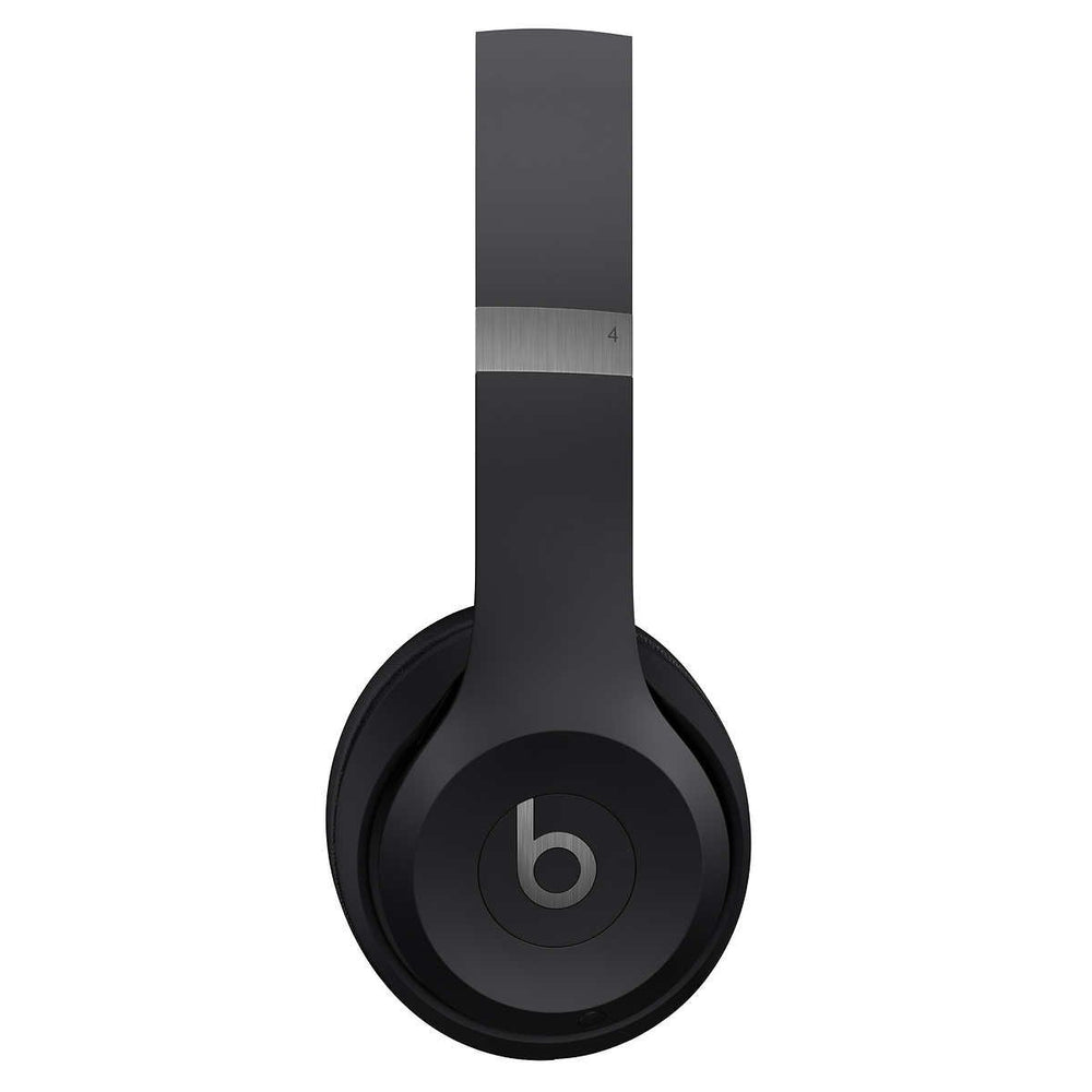 Beats Solo 4 Wireless On-Ear Headphones with AppleCare+ Included Matte Black Image 2