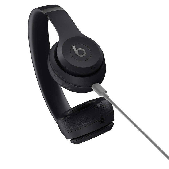 Beats Solo 4 Wireless On-Ear Headphones with AppleCare+ Included Matte Black Image 4