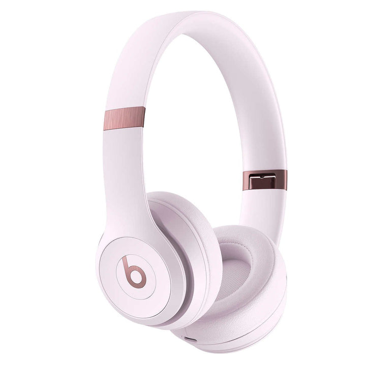 Beats Solo 4 Wireless On-Ear Headphones with AppleCare+ Included Cloud Pink Image 1