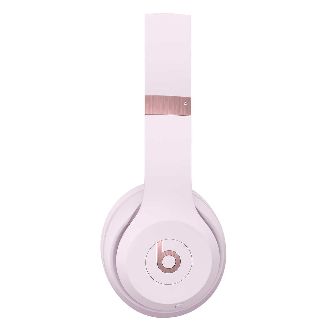 Beats Solo 4 Wireless On-Ear Headphones with AppleCare+ Included Cloud Pink Image 2