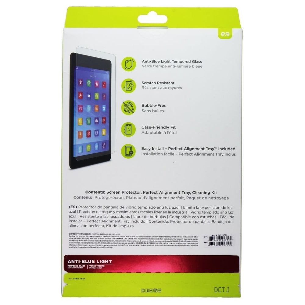 PureGear Anti-Blue Light Tempered Glass Screen Protector for Apple iPad 10th Gen Image 2