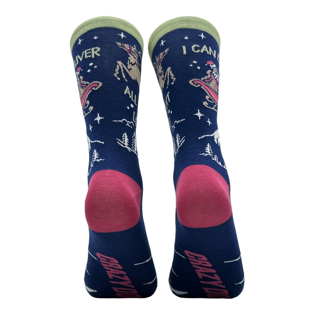 Mens I Can Deliver All Night Long Socks Funny Sarcastic Christmas Novelty Footwear Image 6