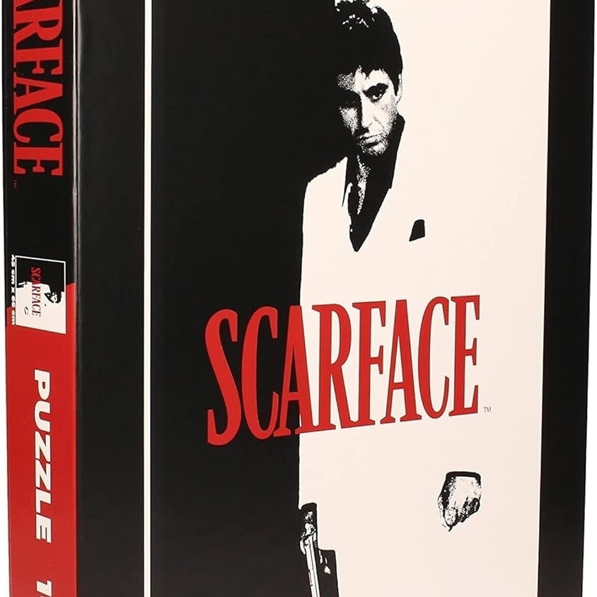 Scarface Jigsaw Puzzle 1000 Pieces Tony Montana Al Pacino Black White SD Toys Image 3