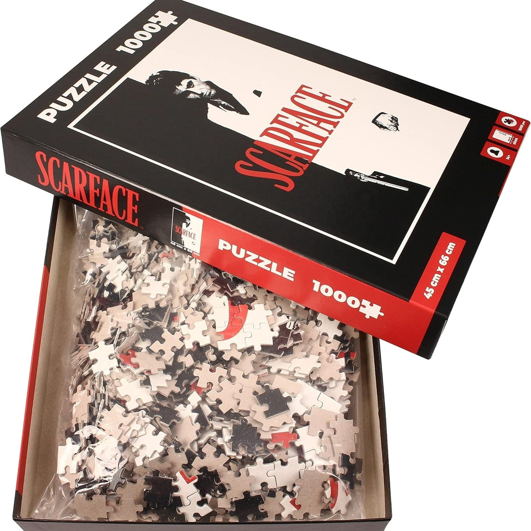 Scarface Jigsaw Puzzle 1000 Pieces Tony Montana Al Pacino Black White SD Toys Image 4