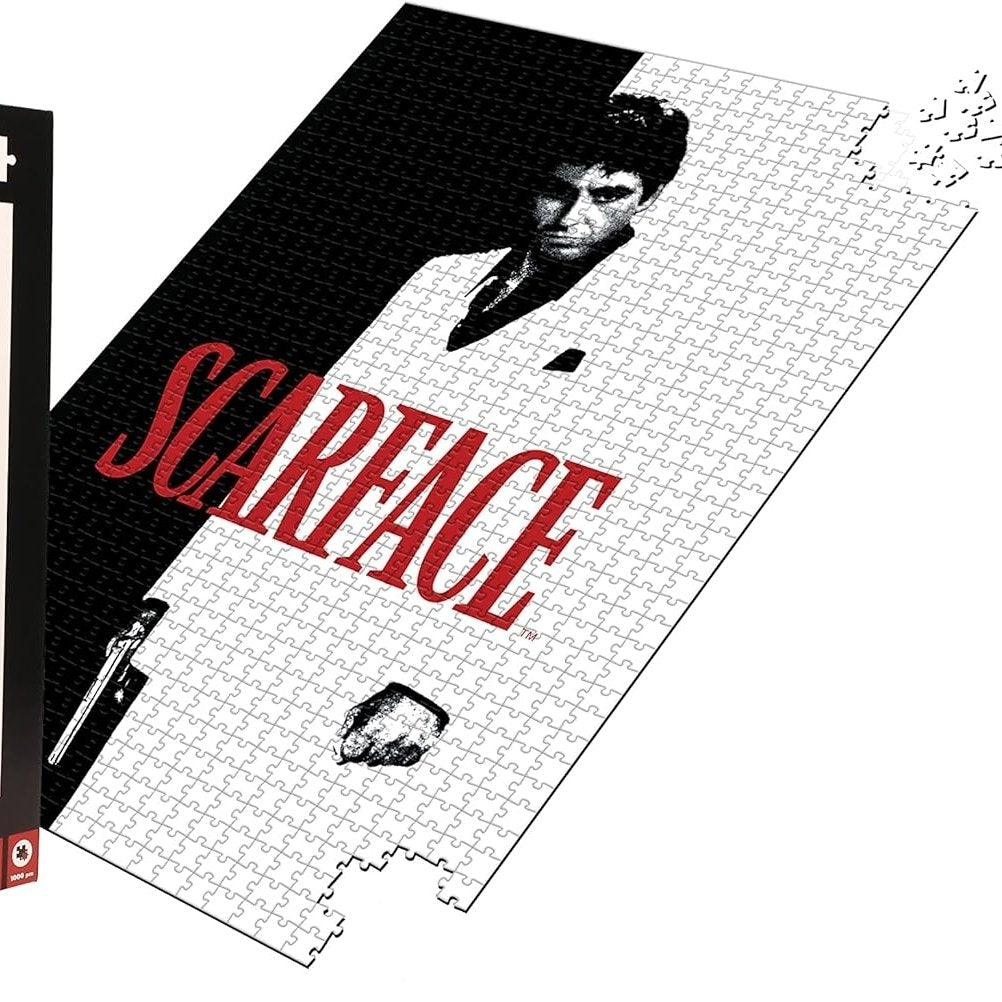 Scarface Jigsaw Puzzle 1000 Pieces Tony Montana Al Pacino Black White SD Toys Image 6