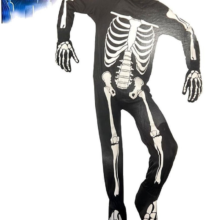 Forum Novelties Bone X-Ray Skeleton Costume Kids XS Skelebones Suit Image 4