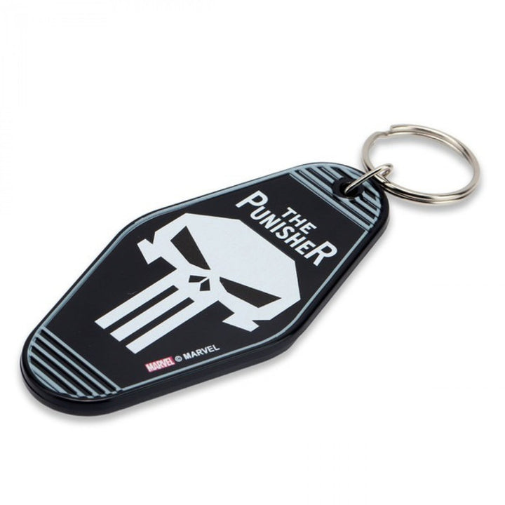 The Punisher Skull Logo Diamond Keychain Image 2