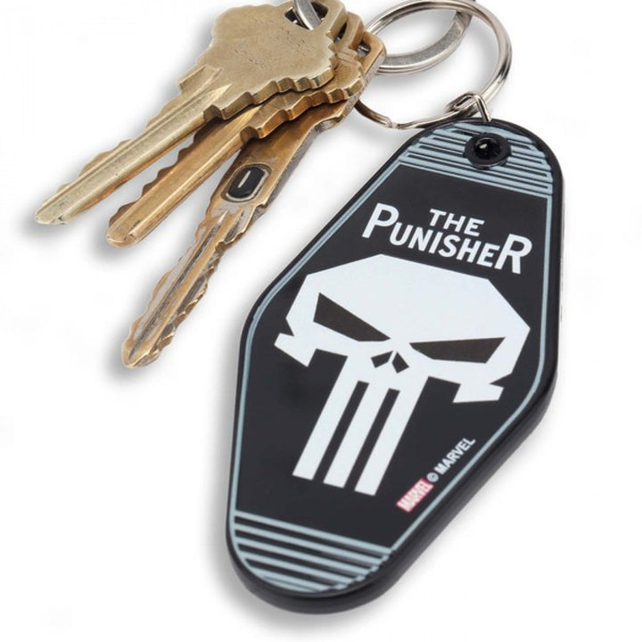 The Punisher Skull Logo Diamond Keychain Image 4