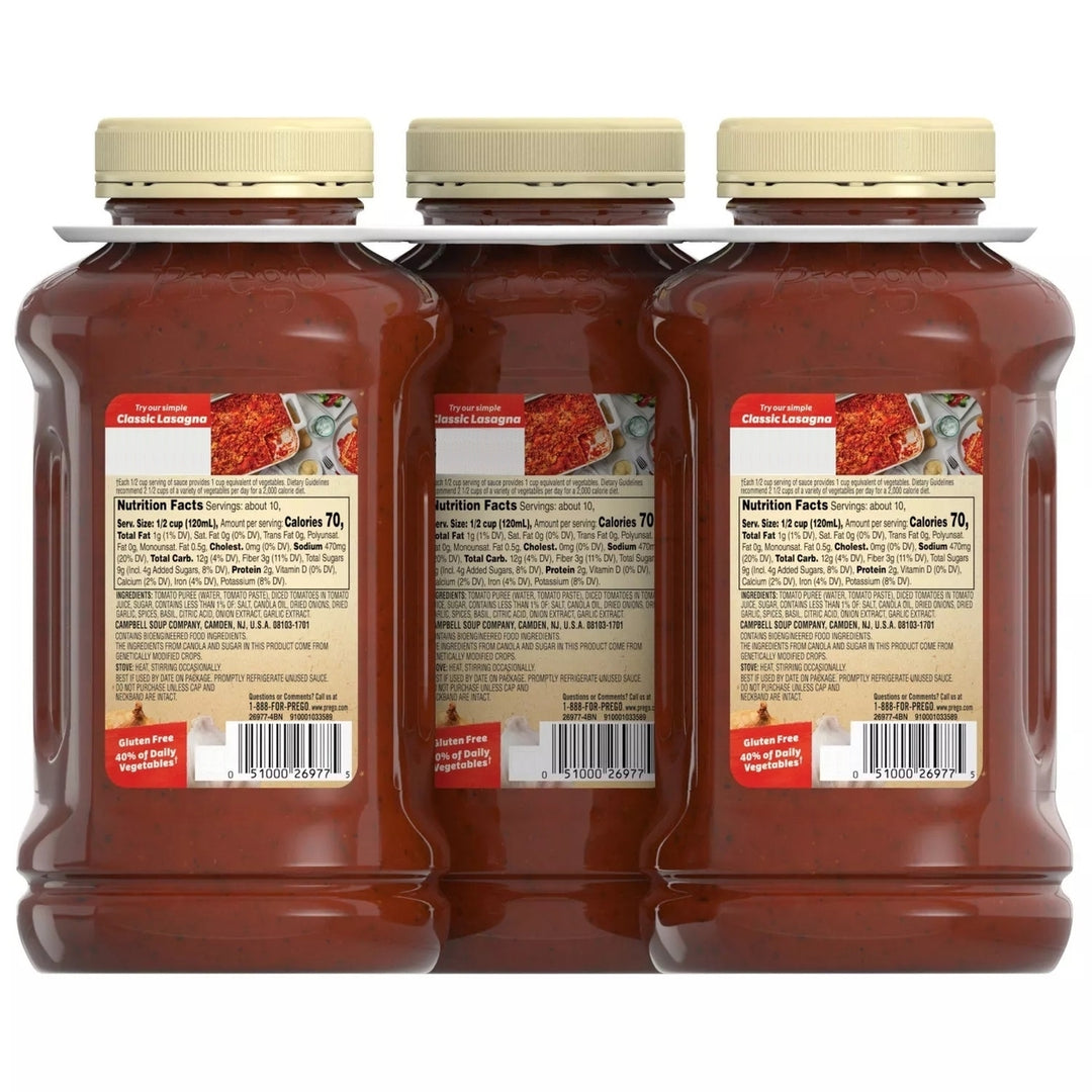 Prego Traditional Italian Sauce 45 Ounce (Pack of 3) Image 3