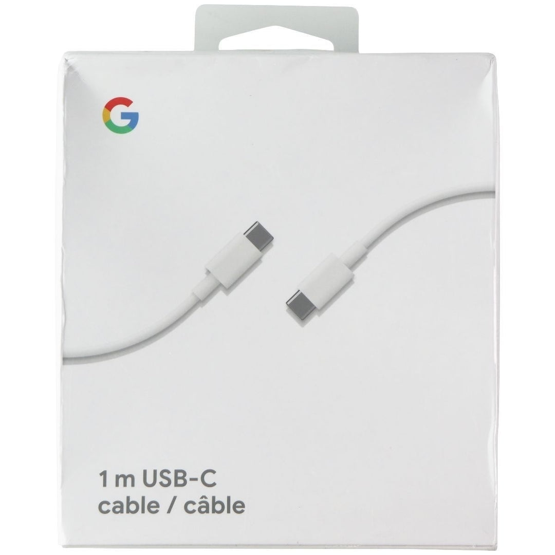 Google (1-Meter/3.3-Ft) USB-C to USB-C Cable - White (G016C) / Retail Box Image 2